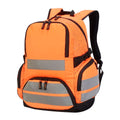 Hi Vis Orange - Front - Shugon London Pro Hi-Vis Backpack (Pack of 2)