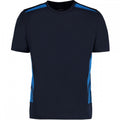 Navy-Electric Blue - Front - Gamegear® Mens Cooltex Short Sleeve Training T-Shirt