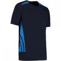 Navy-Electric Blue - Side - Gamegear® Mens Cooltex Short Sleeve Training T-Shirt