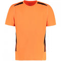 Fluorescent Orange-Black - Front - Gamegear® Mens Cooltex Short Sleeve Training T-Shirt