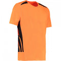 Fluorescent Orange-Black - Side - Gamegear® Mens Cooltex Short Sleeve Training T-Shirt