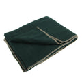 Forest Green - Front - Result Plain Warm Outdoor Fleece Blanket (330gsm) (Pack of 2)
