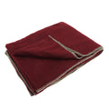 Rococco Red - Front - Result Plain Warm Outdoor Fleece Blanket (330gsm) (Pack of 2)