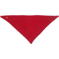 White-Red - Back - Babybugz Baby Plain Bandana Bib (Pack of 2)