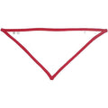 White-Red - Side - Babybugz Baby Plain Bandana Bib (Pack of 2)