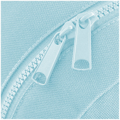 Powder Blue - Side - Bagbase Mini Essential Backpack-Rucksack Bag (Pack of 2)