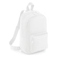 White - Front - Bagbase Mini Essential Backpack-Rucksack Bag (Pack of 2)