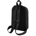 Black - Back - Bagbase Mini Essential Backpack-Rucksack Bag (Pack of 2)