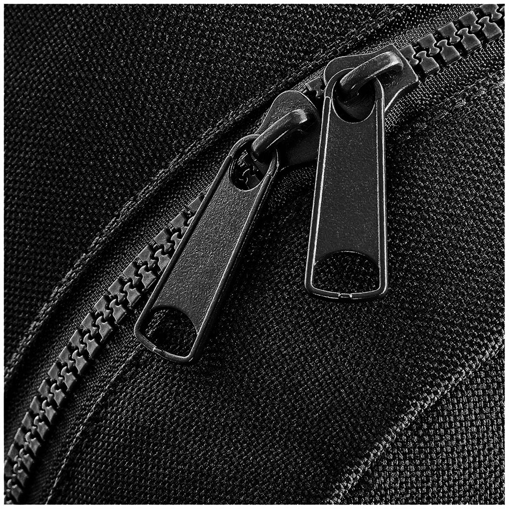 Black - Side - Bagbase Mini Essential Backpack-Rucksack Bag (Pack of 2)