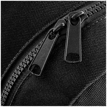 Black - Side - Bagbase Mini Essential Backpack-Rucksack Bag (Pack of 2)