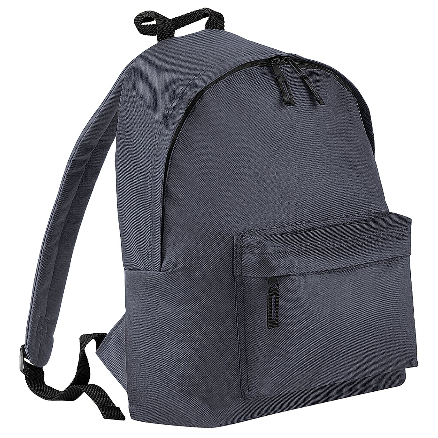 Graphite - Front - Bagbase Fashion Backpack - Rucksack (18 Litres) (Pack Of 2)