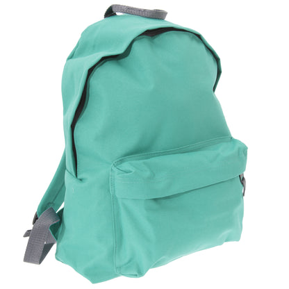 Mint-Light Grey - Front - Bagbase Fashion Backpack - Rucksack (18 Litres) (Pack Of 2)