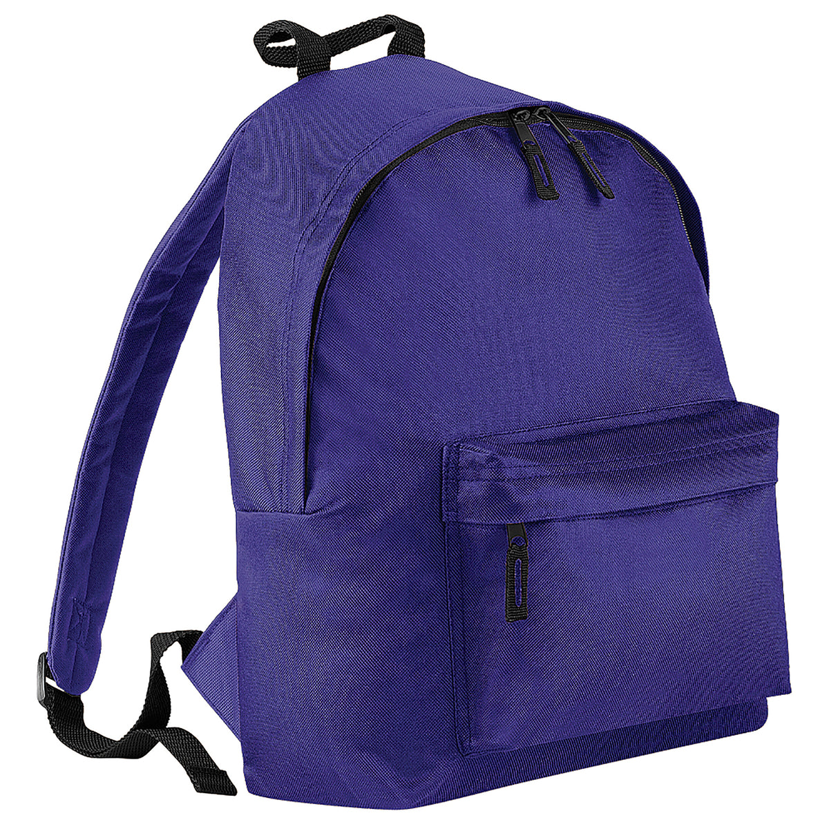 Purple - Front - Bagbase Fashion Backpack - Rucksack (18 Litres) (Pack Of 2)