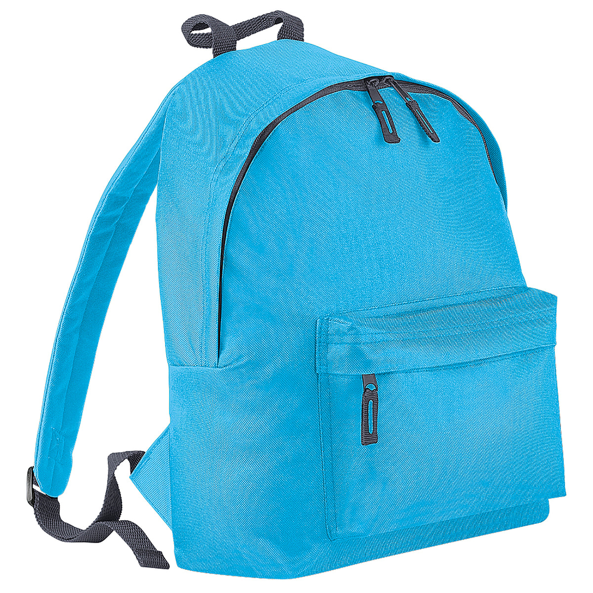 Surf Blue- Graphite Grey - Front - Bagbase Fashion Backpack - Rucksack (18 Litres) (Pack Of 2)