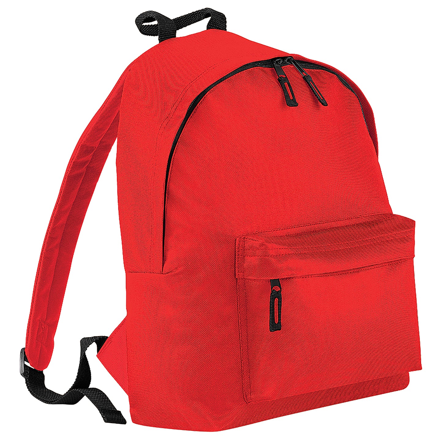 Bright Red - Front - Bagbase Fashion Backpack - Rucksack (18 Litres) (Pack Of 2)