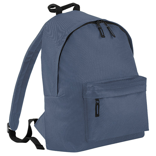 Airforce Blue - Front - Bagbase Fashion Backpack - Rucksack (18 Litres) (Pack Of 2)