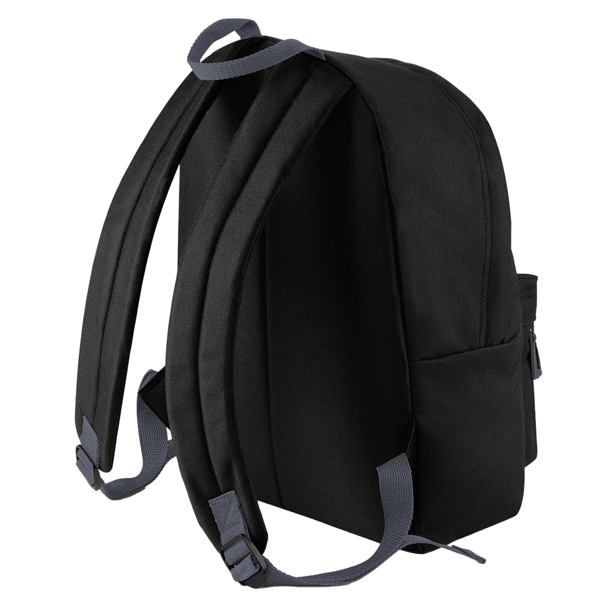Black - Back - Bagbase Junior Fashion Backpack - Rucksack (14 Litres) (Pack of 2)
