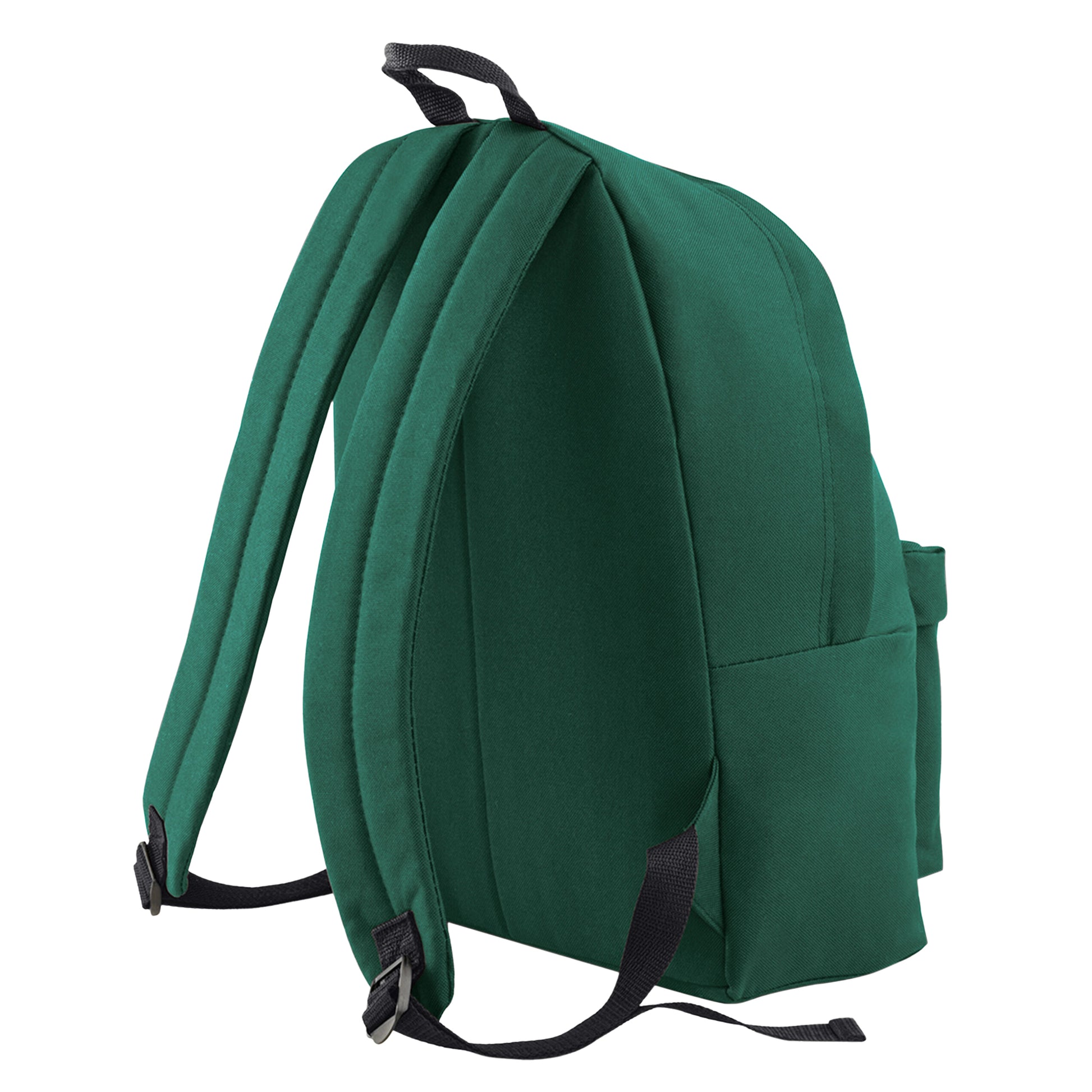 Bottle Green - Back - Bagbase Junior Fashion Backpack - Rucksack (14 Litres) (Pack of 2)