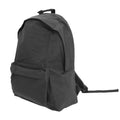 Graphite - Front - Bagbase Maxi Fashion Backpack - Rucksack - Bag (22 Litres) (Pack of 2)