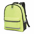 Hi-Vis Yellow - Front - Shugon Gatwick Hi-Vis Backpack (18 Litres) (Pack of 2)