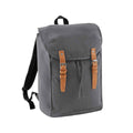 Graphite Grey - Front - Quadra Vintage Rucksack - Backpack (Pack of 2)