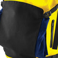 Yellow-Black - Back - Quadra Submerge 25 Litre Waterproof Backpack-Rucksack (Pack Of 2)