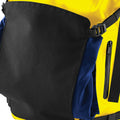 Yellow-Black - Back - Quadra Submerge 25 Litre Waterproof Backpack-Rucksack (Pack of 2)