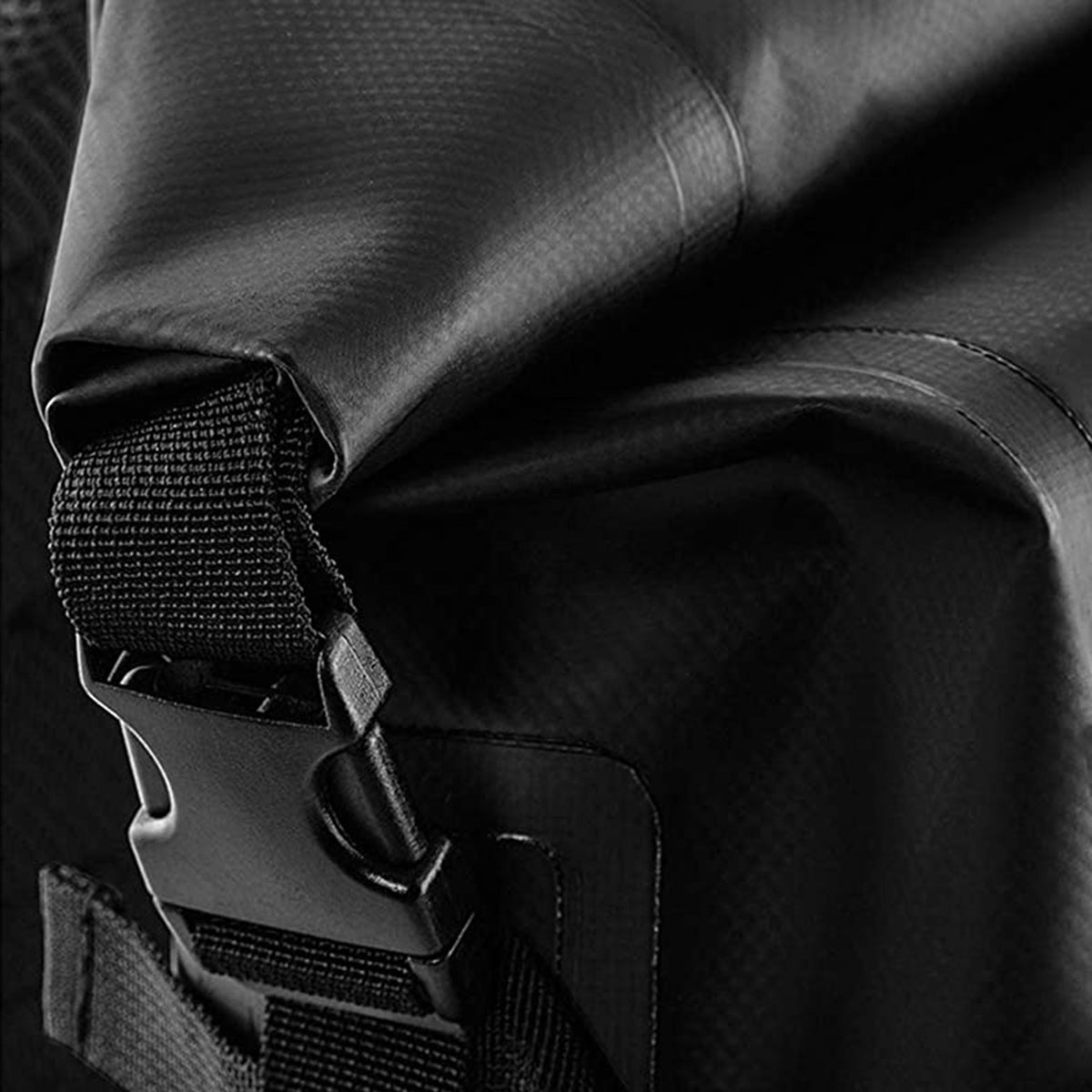 Black-Black - Side - Quadra Submerge 25 Litre Waterproof Backpack-Rucksack (Pack Of 2)
