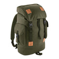 Military Green-Tan - Front - Bagbase Urban Explorer Backpack-Rucksack Bag (Pack of 2)