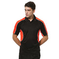 Black-Red - Back - Gamegear® Cooltex Active Mens Short Sleeve Polo Shirt