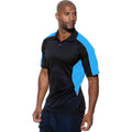 Navy-Light Blue - Back - Gamegear® Cooltex Active Mens Short Sleeve Polo Shirt