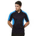 Navy-Light Blue - Side - Gamegear® Cooltex Active Mens Short Sleeve Polo Shirt