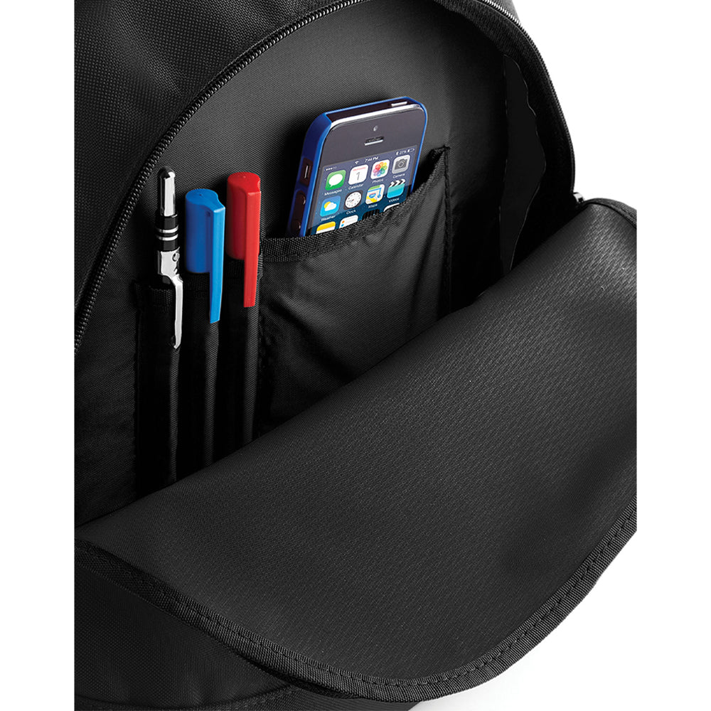 Black - Lifestyle - Bagbase Universal Multipurpose Backpack - Rucksack - Bag (18 Litres) (Pack of 2)