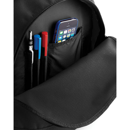 Black - Lifestyle - Bagbase Universal Multipurpose Backpack - Rucksack - Bag (18 Litres) (Pack of 2)