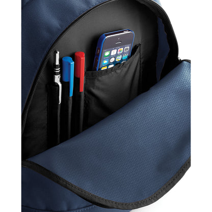 French Navy - Side - Bagbase Universal Multipurpose Backpack - Rucksack - Bag (18 Litres) (Pack of 2)