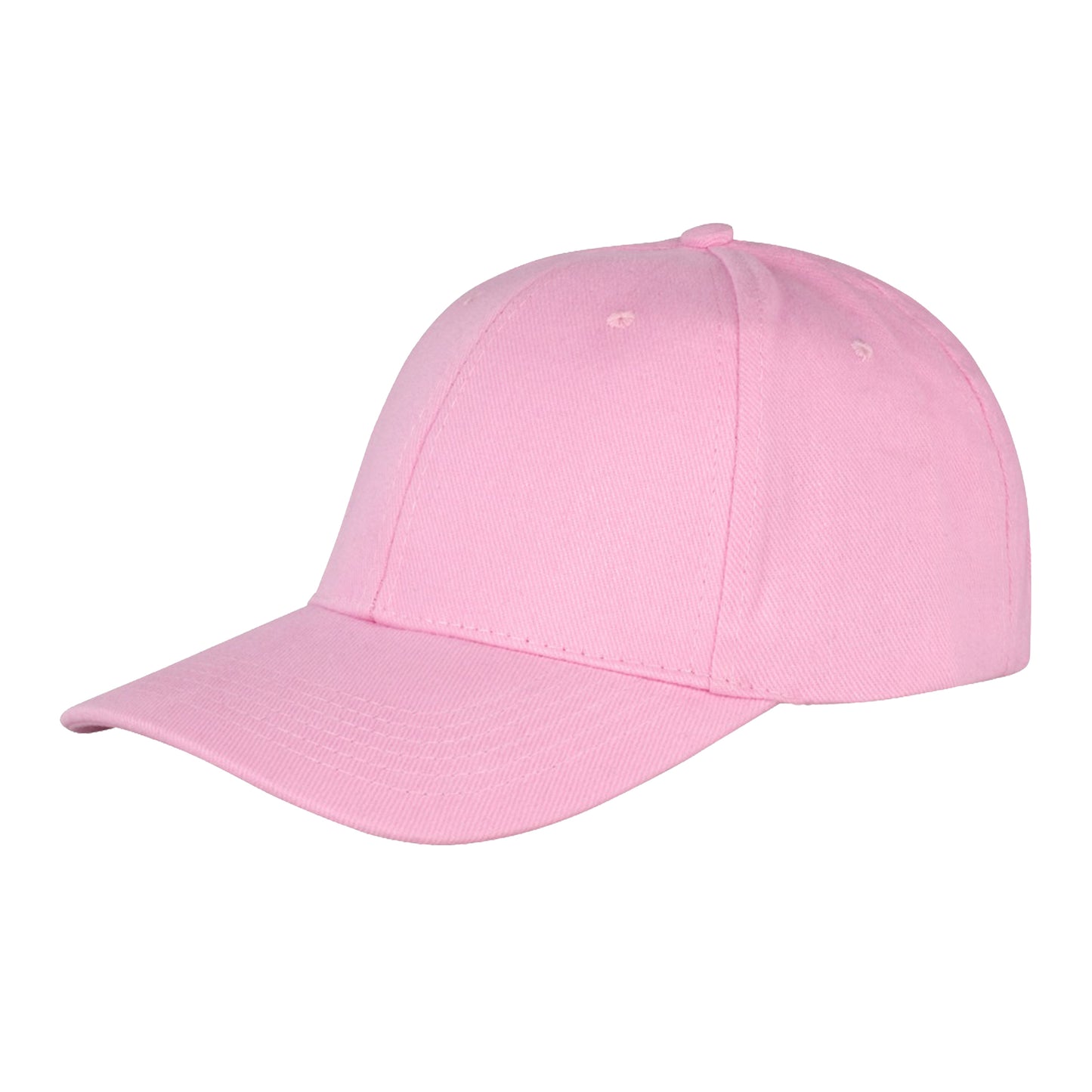 Pink - Front - Result Unisex Core Memphis 6 Panel Baseball Cap (Pack of 2)