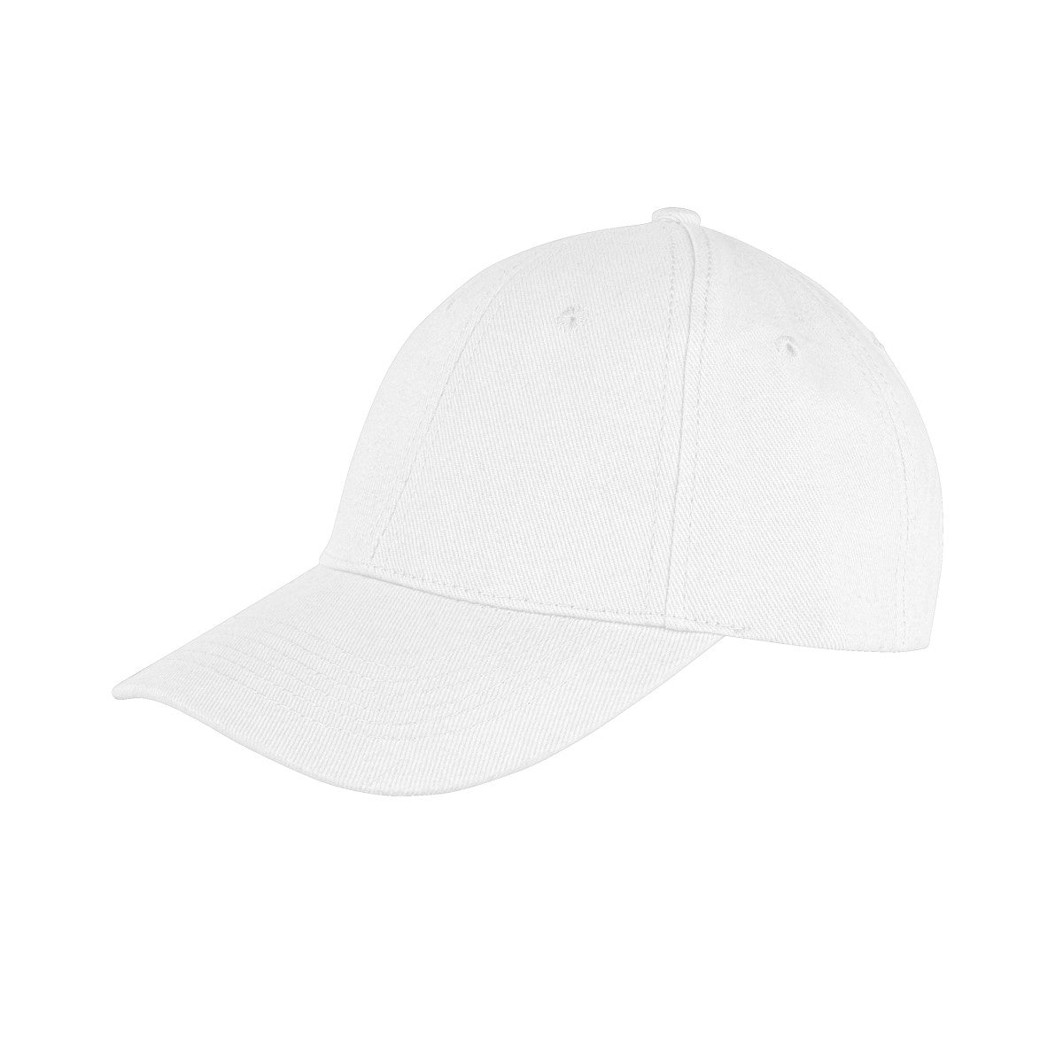 White - Front - Result Unisex Core Memphis 6 Panel Baseball Cap (Pack of 2)