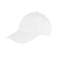 White - Front - Result Unisex Core Memphis 6 Panel Baseball Cap (Pack of 2)