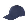 Navy Blue - Front - Result Unisex Core Memphis 6 Panel Baseball Cap (Pack of 2)