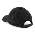 Black - Back - Beechfield Unisex Outdoor Waterproof 6 Panel Baseball Cap (Pack of 2)