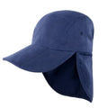 Navy Blue - Front - Result Unisex Headwear Folding Legionnaire Hat - Cap (Pack of 2)