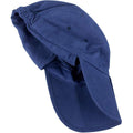 Navy Blue - Side - Result Unisex Headwear Folding Legionnaire Hat - Cap (Pack of 2)