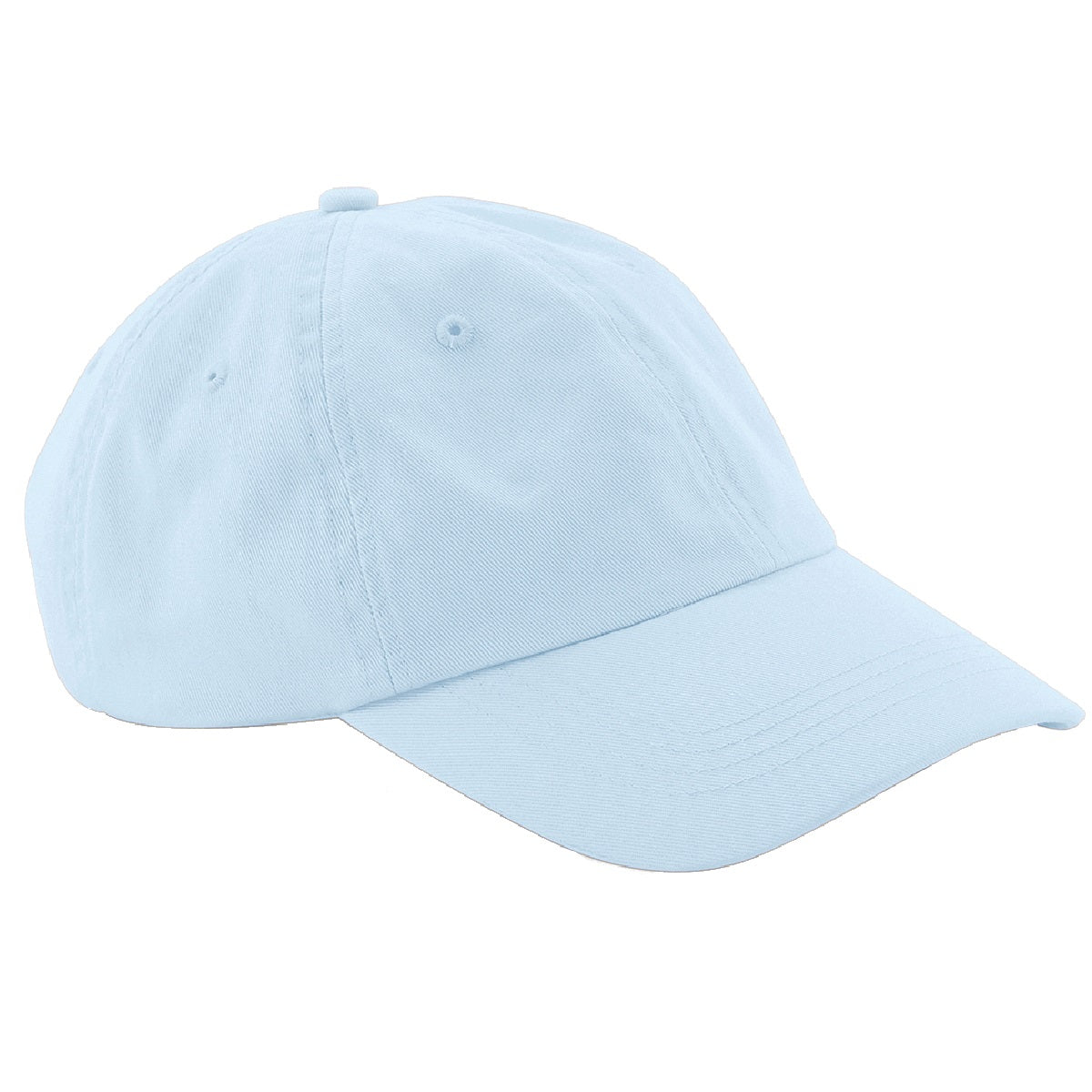 Pastel Blue - Front - Beechfield Unisex Low Profile 6 Panel Dad Cap (Pack Of 2)