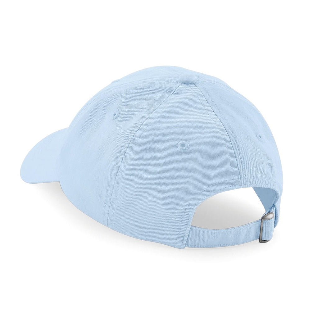 Pastel Blue - Back - Beechfield Unisex Low Profile 6 Panel Dad Cap (Pack Of 2)
