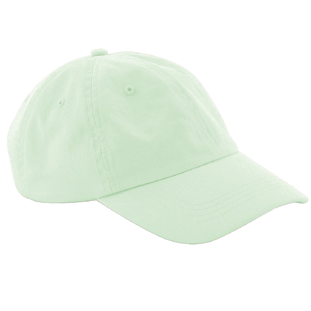 Pastel Mint - Front - Beechfield Unisex Low Profile 6 Panel Dad Cap (Pack Of 2)