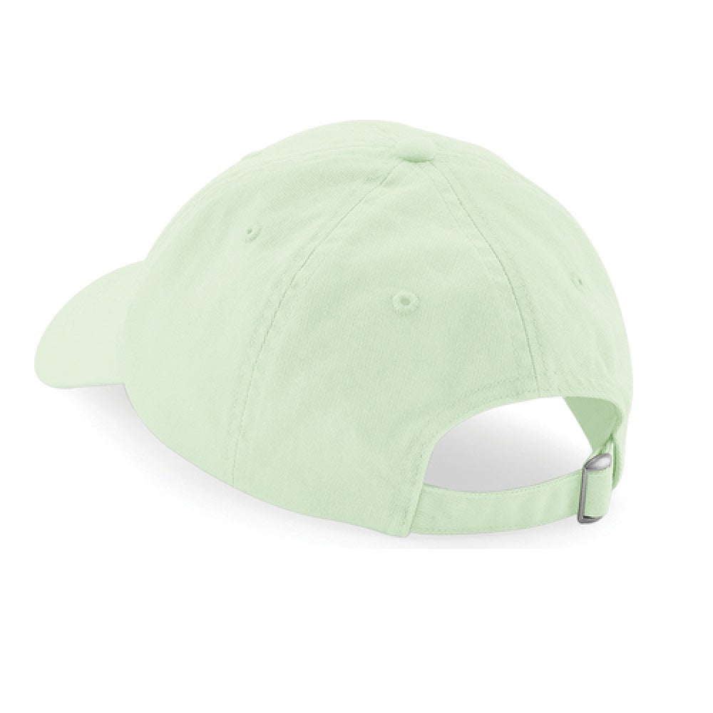 Pastel Mint - Back - Beechfield Unisex Low Profile 6 Panel Dad Cap (Pack Of 2)