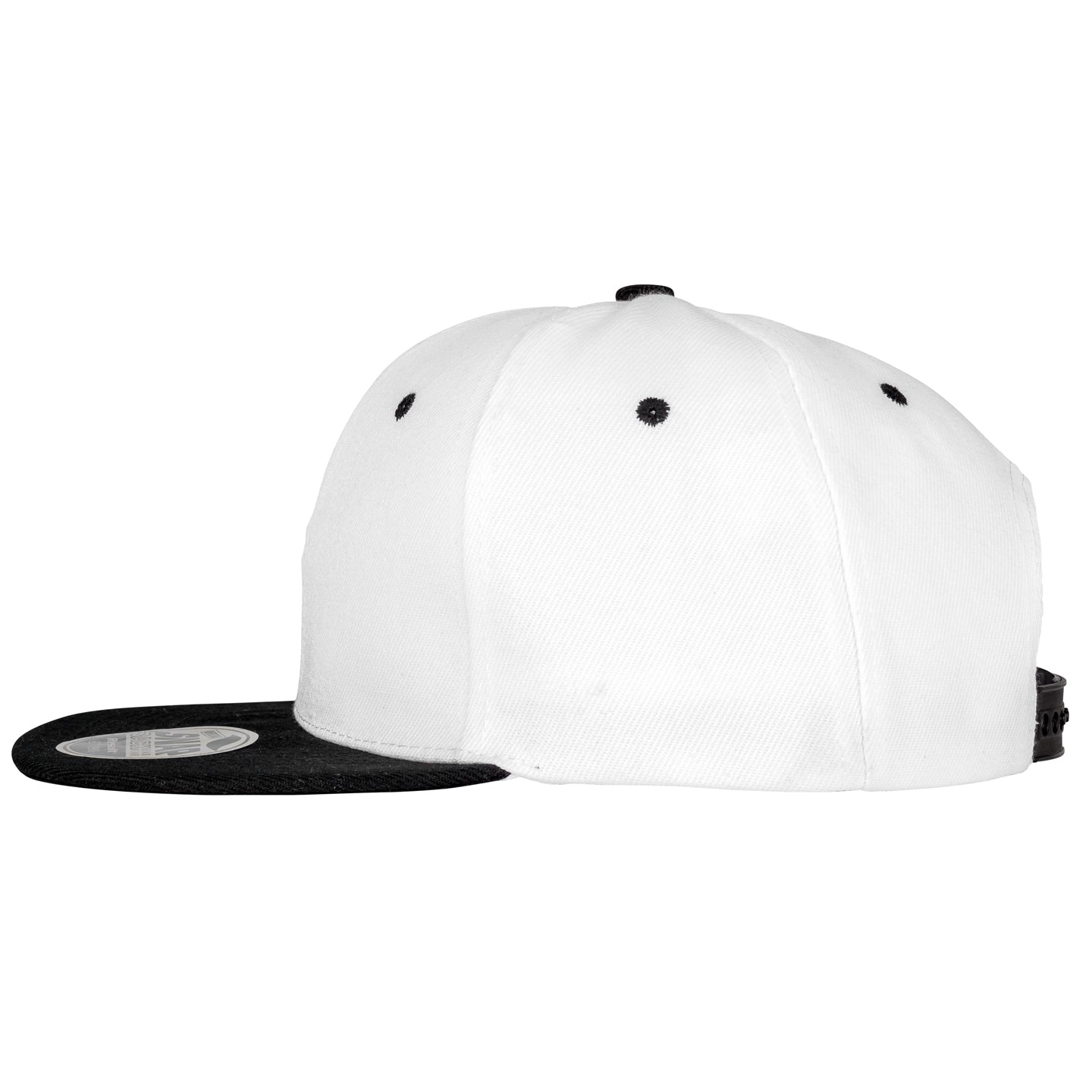 White-Black - Back - Result Unisex Core Bronx Original Flat Peak Snapback Dual Colour Cap (Pack of 2)