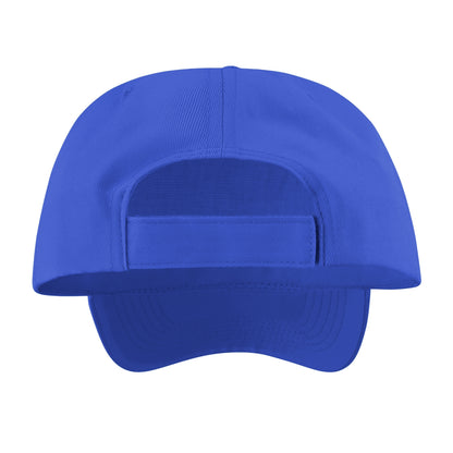 Royal - Back - Result Unisex Core Houston 5 Panel Printers Baseball Cap (Pack Of 2)