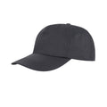 Black - Front - Result Unisex Core Houston 5 Panel Printers Baseball Cap (Pack of 2)