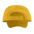 Yellow - Back - Result Unisex Core Houston 5 Panel Printers Baseball Cap (Pack of 2)